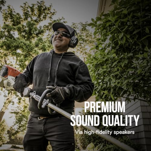 3M Safety 3M WorkTunes Connect + واقي سمعي لاسلكي بالطاقة الشمسية مع تقنية بلوتوث، حماية سمعية بتصنيف تقليل الضوضاء 26 ديسيبل - Image 5
