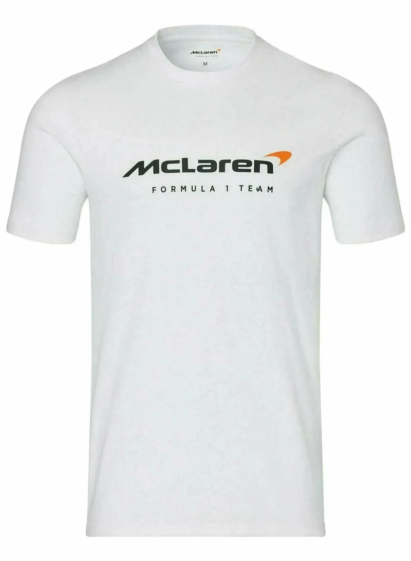 Mclaren WHITE Mclaren Mens Team Core Essentials T-Shirt for Men | Best Price UAE