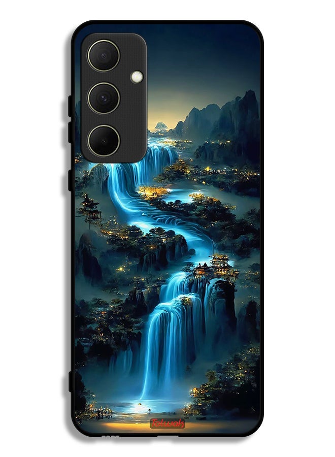 Tolwak Samsung Galaxy A35 5G Protective Case Cover Waterfall Art - Image 1