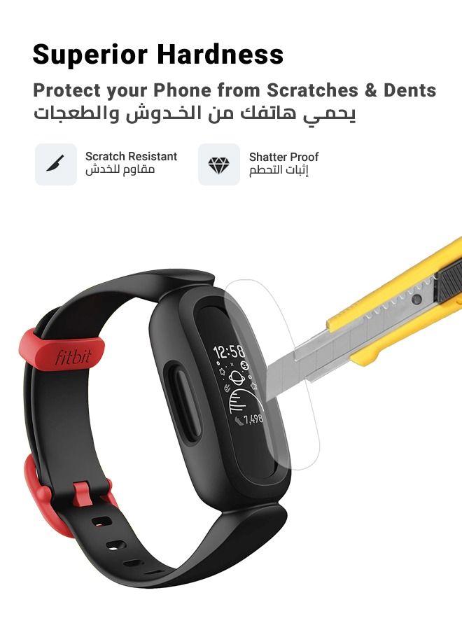 huanmate Screen Protector For FitBit Ace 3 Clear  - Image 3