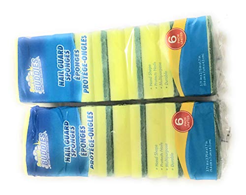 Scrub Buddies Scrub Sponge Pack Durable and Multipurpose Cleaning Sponges Great for Kitchen Dishes - Image 5