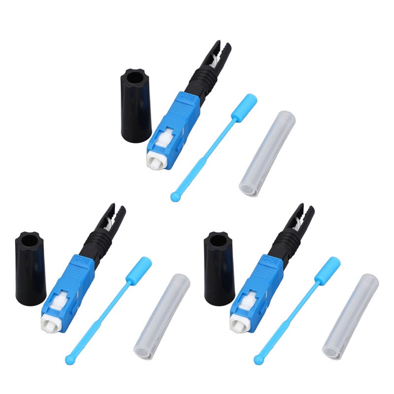 Hot Melt Fiber Optic Connector 0.9 2.0 3.0mm Fiber Diameter - Efficient Connectivity Splicing in 90 Seconds - Triple Ring Ceramic Core for Single Mode Fiber - Image 3