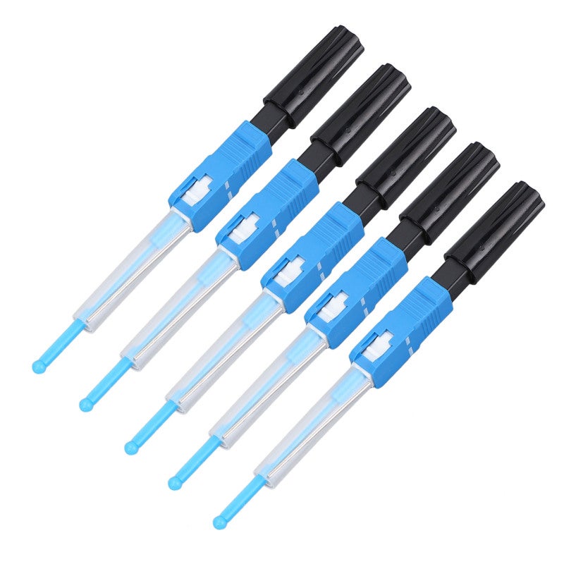 Hot Melt Fiber Optic Connector 0.9 2.0 3.0mm Fiber Diameter - Efficient Connectivity Splicing in 90 Seconds - Triple Ring Ceramic Core for Single Mode Fiber - Image 1
