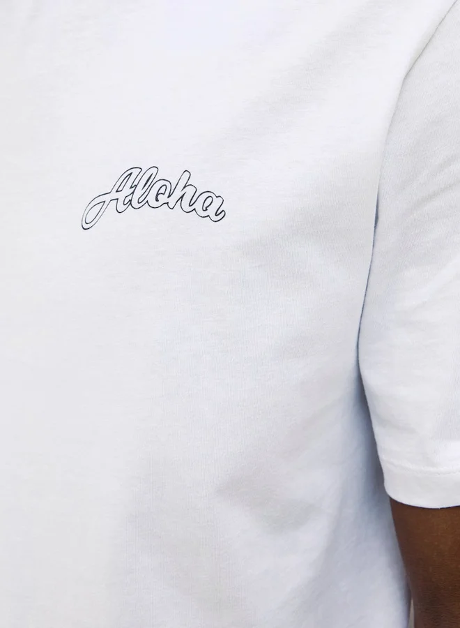 JACK & JONES Jack & Jones Graphic Print Short Sleeve T-Shirt