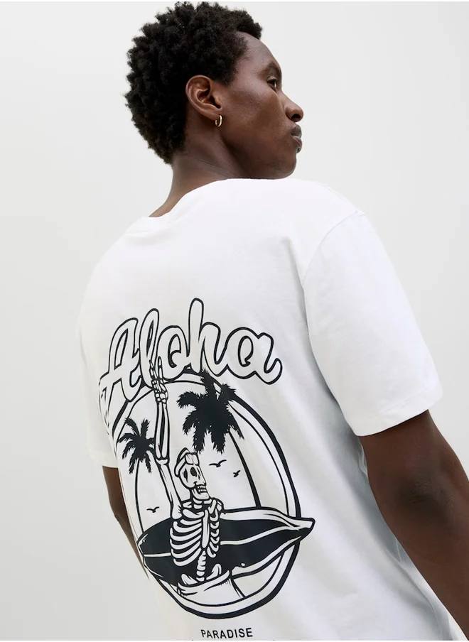 JACK & JONES Jack & Jones Graphic Print Short Sleeve T-Shirt