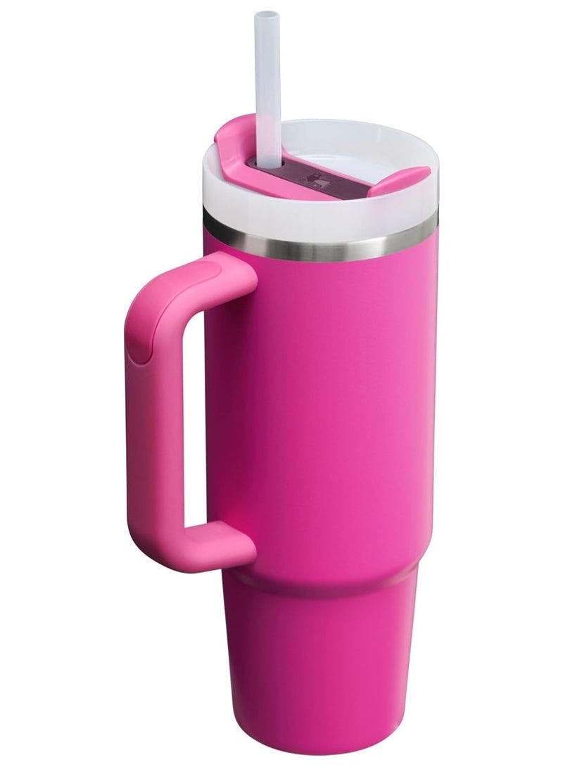 Stanley Quencher H2.0 FlowState Stainless Steel Vacuum Insulated Tumbler with Lid and Straw for Water, Iced Tea or Coffee,40 oz