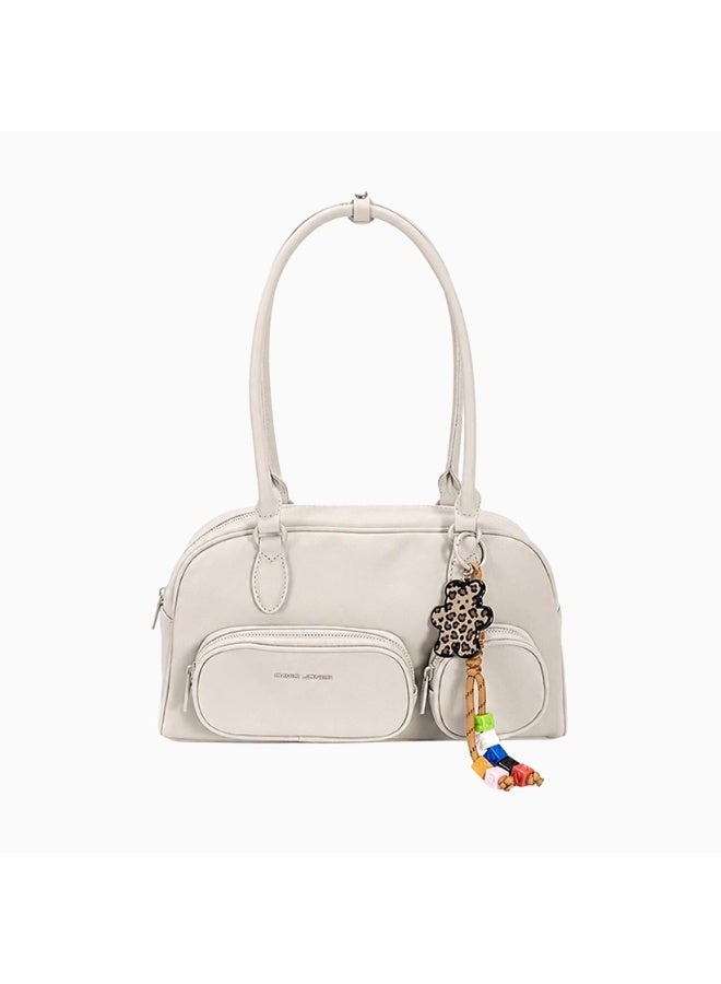 David Jones camila Shoulder bag model cm8239 | Modern cute handbag with external pockets for dates, shopping and work | spacious everyday bag for all women
