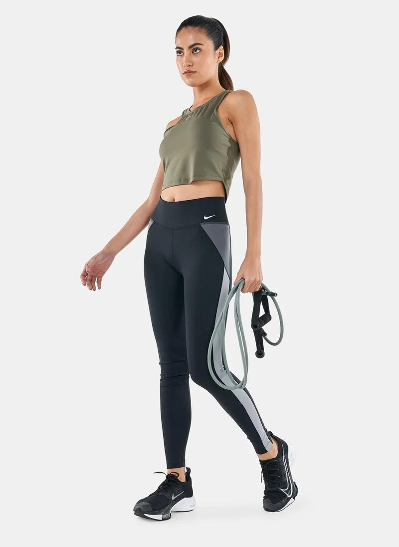 Nike Women's One Dri-FIT Colour-Blocked Leggings