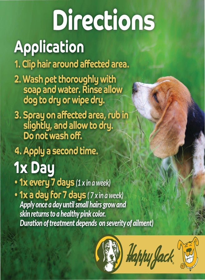 HAPPY JACK Sardex Mange Treatment for Dogs - Odorless & Stainless Itch Relief for Skin Irritations Including Severe Mange, Hot Spots, Fungi, Allergies, Eczema (9.5 oz) - Image 5
