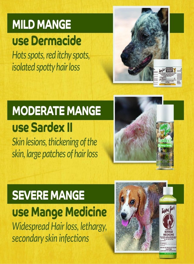 HAPPY JACK Sardex Mange Treatment for Dogs - Odorless & Stainless Itch Relief for Skin Irritations Including Severe Mange, Hot Spots, Fungi, Allergies, Eczema (9.5 oz) - Image 3