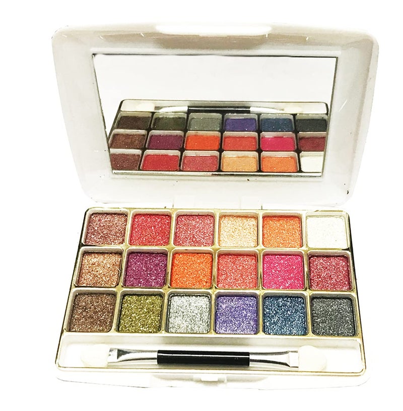 G4U G4U All in One Makeup Kit Gift SetEyeshadowEyeliner PenFoundation3 LipsticksKajalLip LinerPuffMascara2nail PolishCompactPerfect for Party Wedding makeup With Makeup BoxSet Of 14Pcs ST 17 - Image 2