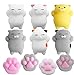 Outee 10 Pcs Mochi Toys Cute Mochi Cat Stress Relief Toy Party Favors for Kids Animals Toys for Kids Adults - Image 3