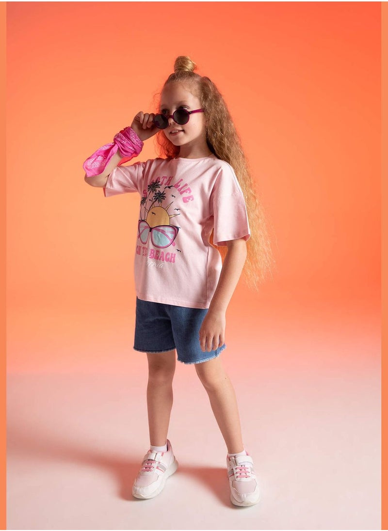 DeFacto - Paperbag Fit High Waisted Denim Shorts - Image 1