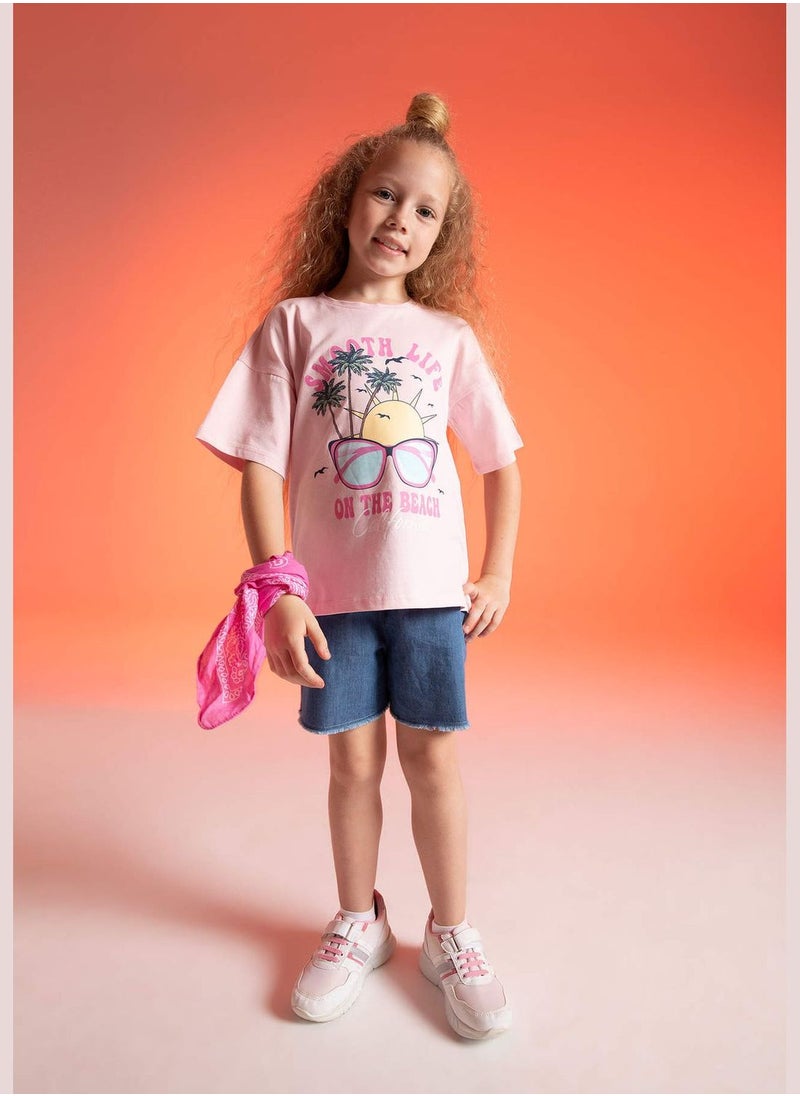 DeFacto - Paperbag Fit High Waisted Denim Shorts - Image 1