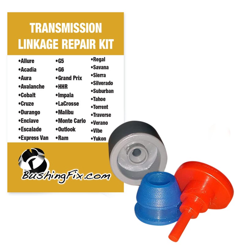 BushingFix IM1KIT1 Transmission Shift Cable Bushing Repair Kit Automatic Transmission Linkage Repair Kit Transmission Repair Kit Shifter Cable Bushing Fix Shift Linkage Bushing Replacement