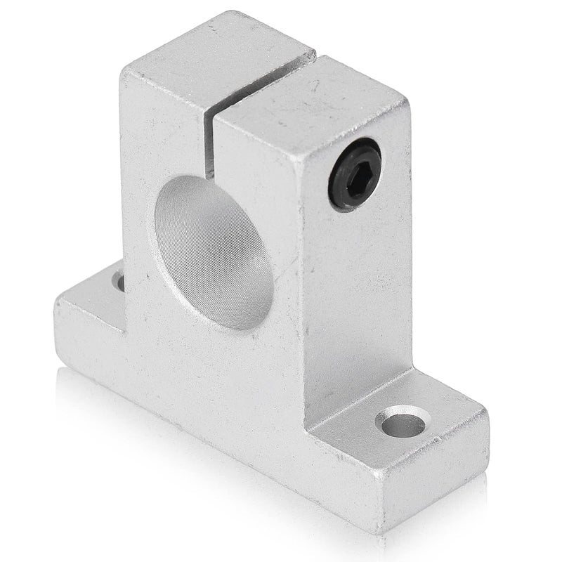 Aluminum Alloy Linear Rail Support for 25mm Rod Shaft, Vertical SK25 Guide Rail Bracket, Compatible with Electronic Equipment Drive Shafts and Struts, 4 Pieces - Image 3