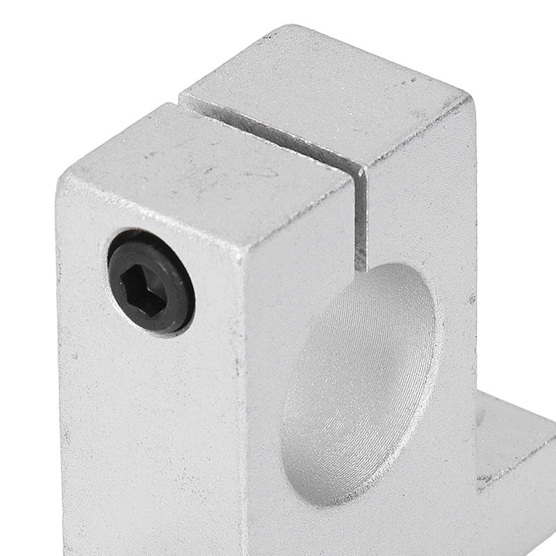 Aluminum Alloy Linear Rail Support for 25mm Rod Shaft, Vertical SK25 Guide Rail Bracket, Compatible with Electronic Equipment Drive Shafts and Struts, 4 Pieces - Image 2