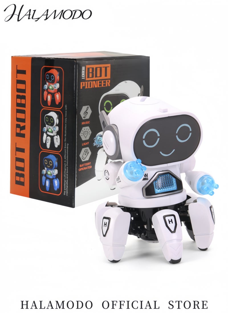 HALAMODO - Mechanical Octopus Rc Robot with Colourful Led Light And Music Interactive A/I Capable Robot Remote Control Robot Toy Learning Toys for Kids - Image 1
