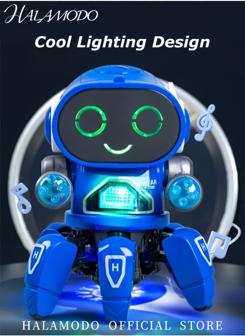 HALAMODO Mechanical Octopus Rc Robot with Colourful Led Light And Music Interactive A/I Capable Robot Remote Control Robot Toy Learning Toys for Kids  - Image 4