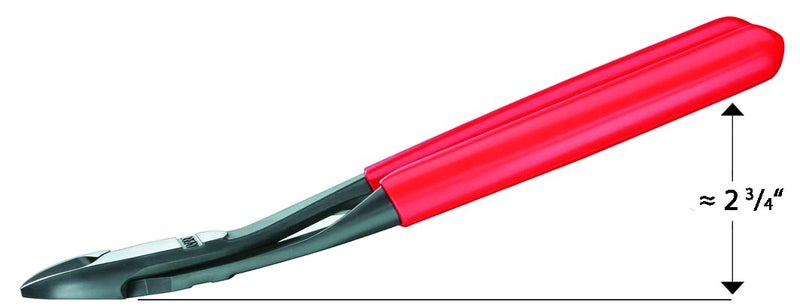 KNIPEX Tools 74 21 200, 8-Inch High Leverage Angled Diagonal Cutters - Image 3