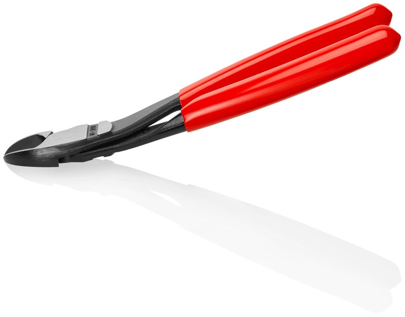 KNIPEX Tools 74 21 200, 8-Inch High Leverage Angled Diagonal Cutters - Image 4