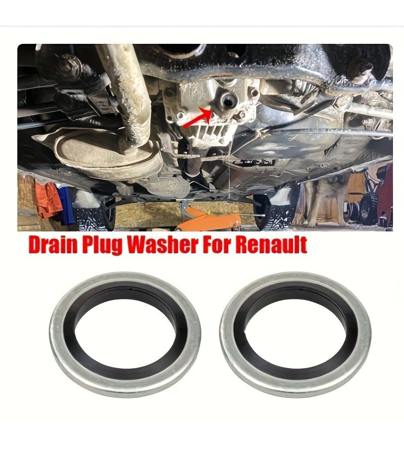 10 Pcs Car Oil Sump Drain Plug Sealing Washer Ring Compatible With Renault Clio Duster Espace Fluence Logan Megane Avantime Dokker - Image 5