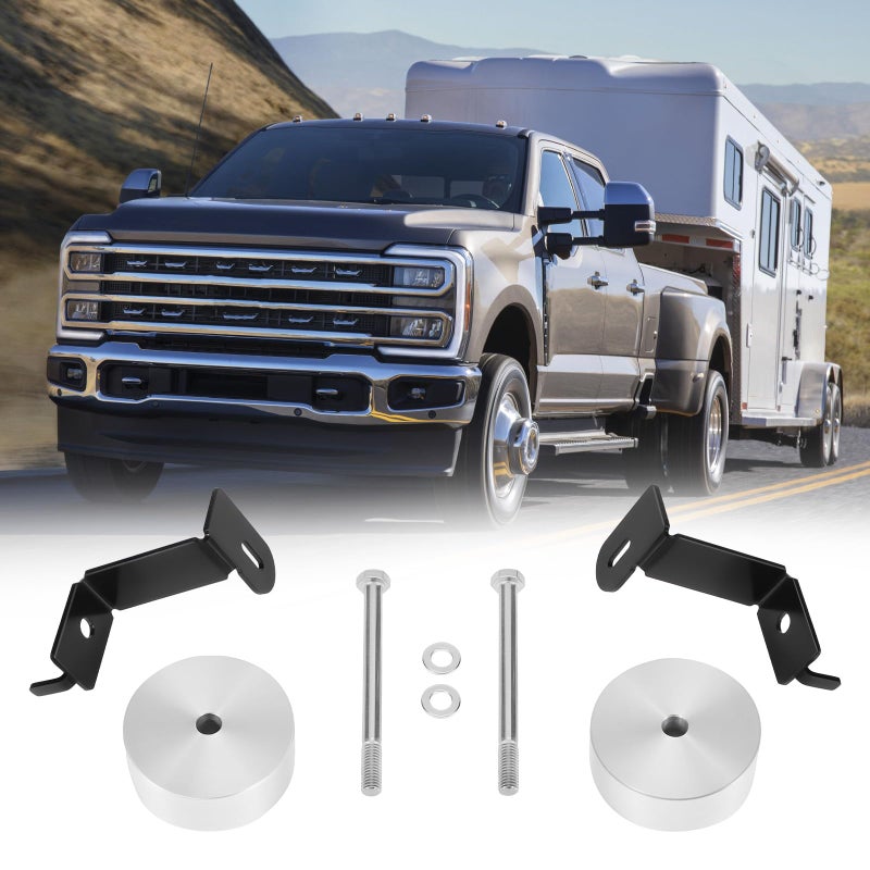Kozlira 6723210 25 Lift AutoLeveling Headlight Bracket Kit Fit for 2023UP F250F350F450 Ford Super Duty Trucks Equipped with Onboard Scales Works with Leveling Kits up to a 25 Front Lift - Image 2