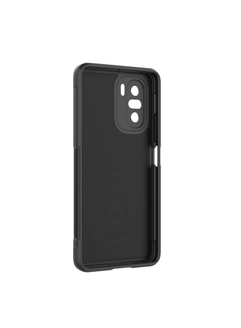 Phone case cover Magic Shield TPU + Silicone Shockproof Phone Case For Poco F3 (Black) - Image 2