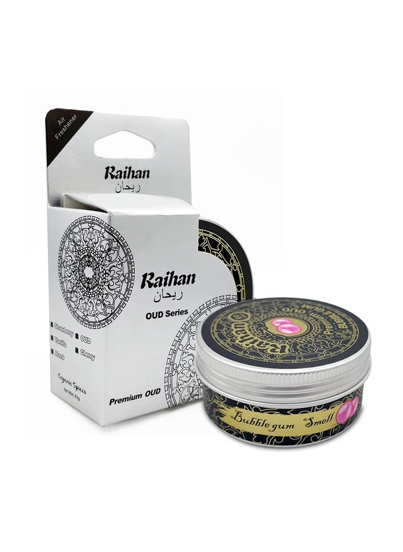 Raihan - Bubblegum Oud Series Premium Car Air Freshener Organic Spices 42g - Image 1