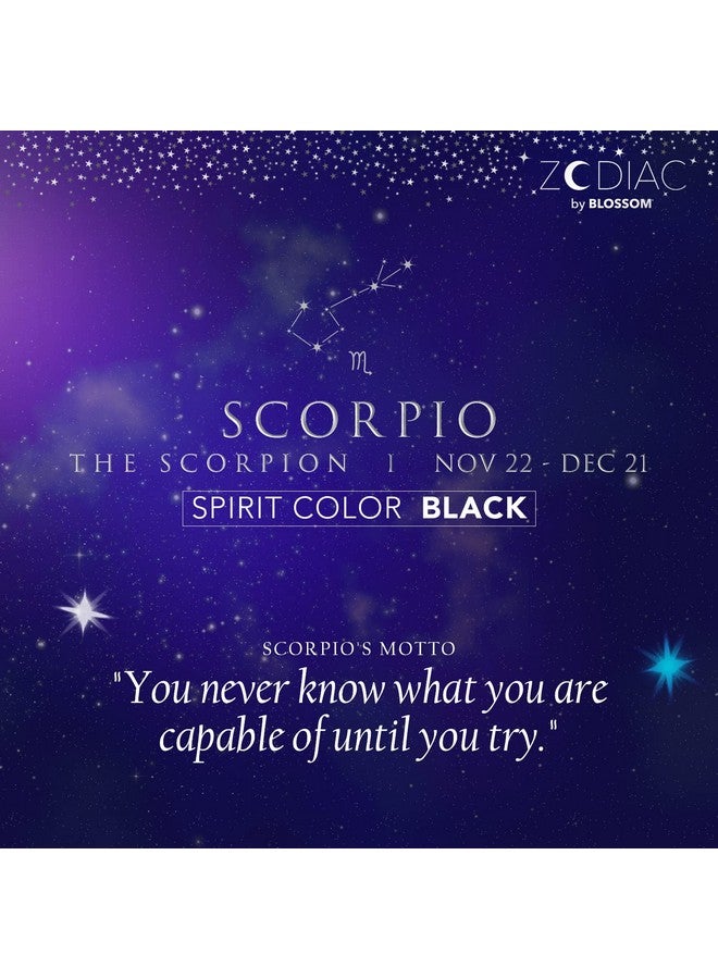 Blossom Zodiac Sign Vanilla Scented Moisturizing Rollon Lip Gloss With Crystals, Made In Usa, 0.20 Fl. Oz.;5.9Ml, Scorpio - Image 5