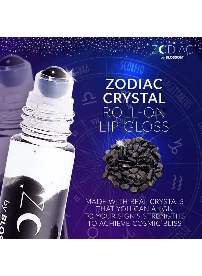 Blossom Zodiac Sign Vanilla Scented Moisturizing Rollon Lip Gloss With Crystals, Made In Usa, 0.20 Fl. Oz.;5.9Ml, Scorpio - Image 3