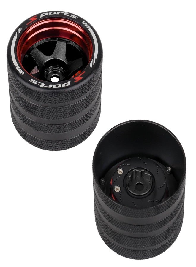 HobbyPark Aluminum RC Hand Wheel Steering for Flysky NB4 Remote Control, Compatible with Sanwa MT4, MT5, M12, M17, WFLY X9 RC Transmitters Wheels (Style D) - Image 5