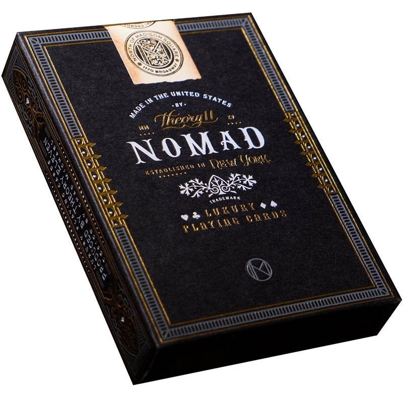 theory11 NoMad Playing Cards , Black, 3.5 x 2.6 x 0.7" - Image 1