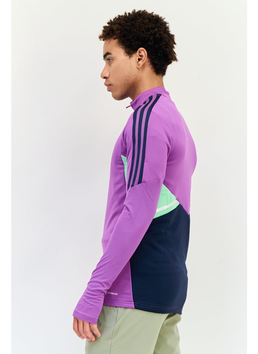 Adidas Men Sportswear Fit Long Sleeve Real Madrid Football Jacket, Multicolor  - Image 2
