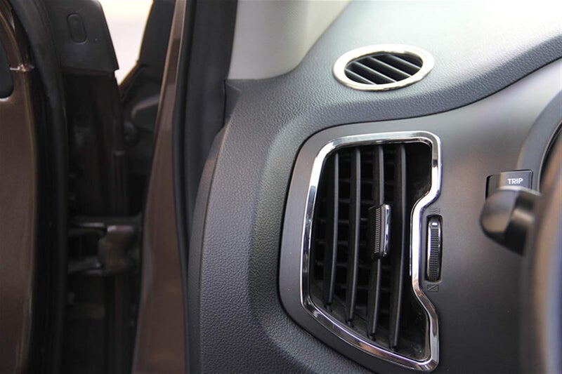QASULER ABS Chrome Air Vent Decoration Trim for Kia Sportage R - Image 5