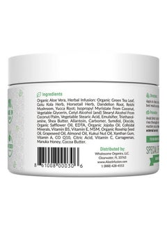 Aloe Infusion Body And Face Moisturizer All Natural Eczema Cream For Itchy Dry Skin Sensitive Skin Acne And Psoriasis Organic Aloe Vera Shea Butter Coenzyme Q10 Grape Seed Oil Kukui Nut Oil  - Image 3