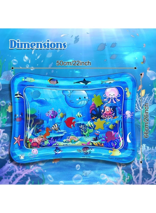 ممز بلانيت سجاده  مائيه الحجم الكبير من ممز بلانيت ،العاب اطفال حديثي الولاده حتي سن 5 سنوات ، مركز نشاط كبير جدا متعدد المراحل للاطفال والالعاب الحسية، سجاده لعب قابل للنفخ، هدية تحفيز بصري للاولاد والبنات, العاب للاطفال من سن 3 شهور ، العاب للبيبي - Image 4