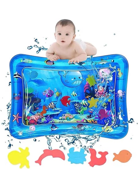 Tummy Time Water Mat ,Baby Toys For Newborn, Extra Large Multi-Stage Activity Center Kids Toys & Sensory Toys, Baby Toys for new born , Inflatable Playmat Visual Stimulation Gift For Boys Girls, Kids Toys To 5 Years