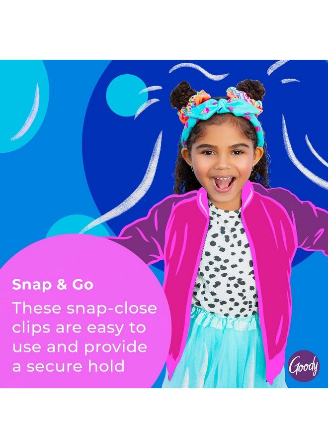 Goody Kids Mini Epoxy Contour Snap Clips 8 Count Daisy Charm Just Snap Into Place Suitable For All Hair Types Painfree Hair Accessories For Women And Girls All Day Comfort - Image 4