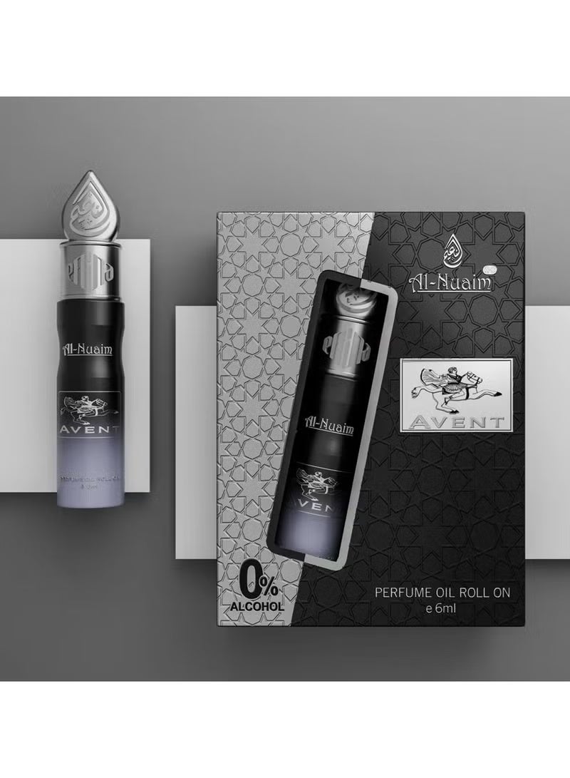 عطر النعيم من سلسلة تحفة أفينت، رول أون 6 مل | زيت عطري مركز للجنسين، خالٍ من الكحول | رائحة منعشة تدوم طويلاً بنفحات الفواكه والأخشاب للرجال والنساء | عطر بحجم الجيب