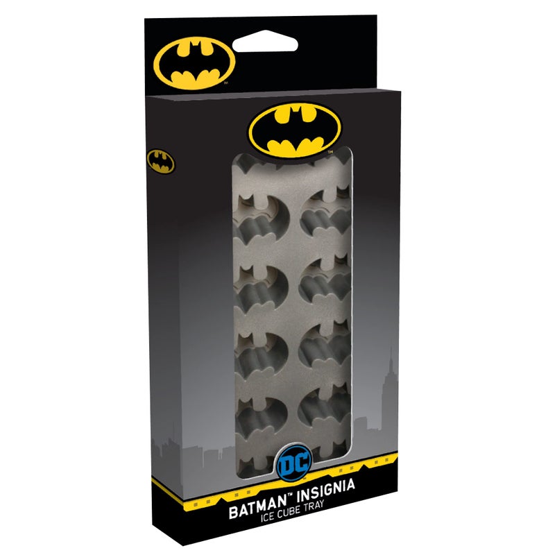 ICUP DC Comicc Batman Molded Rubber Ice Cube Tray Grey 85 x 45 x 9