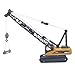 Ailejia Construction Trucks Toys Crane Truck 150 Scale DieCast Truck Engineering Car Metal Construction Vehicles Crane Machine Model Toy for Boys Crawler Crane - Image 2