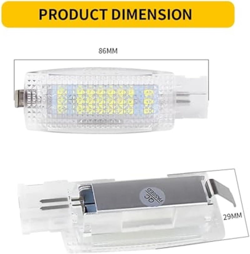 Wivplex LED Vanity Mirror Lamps for VW Models - Image 5