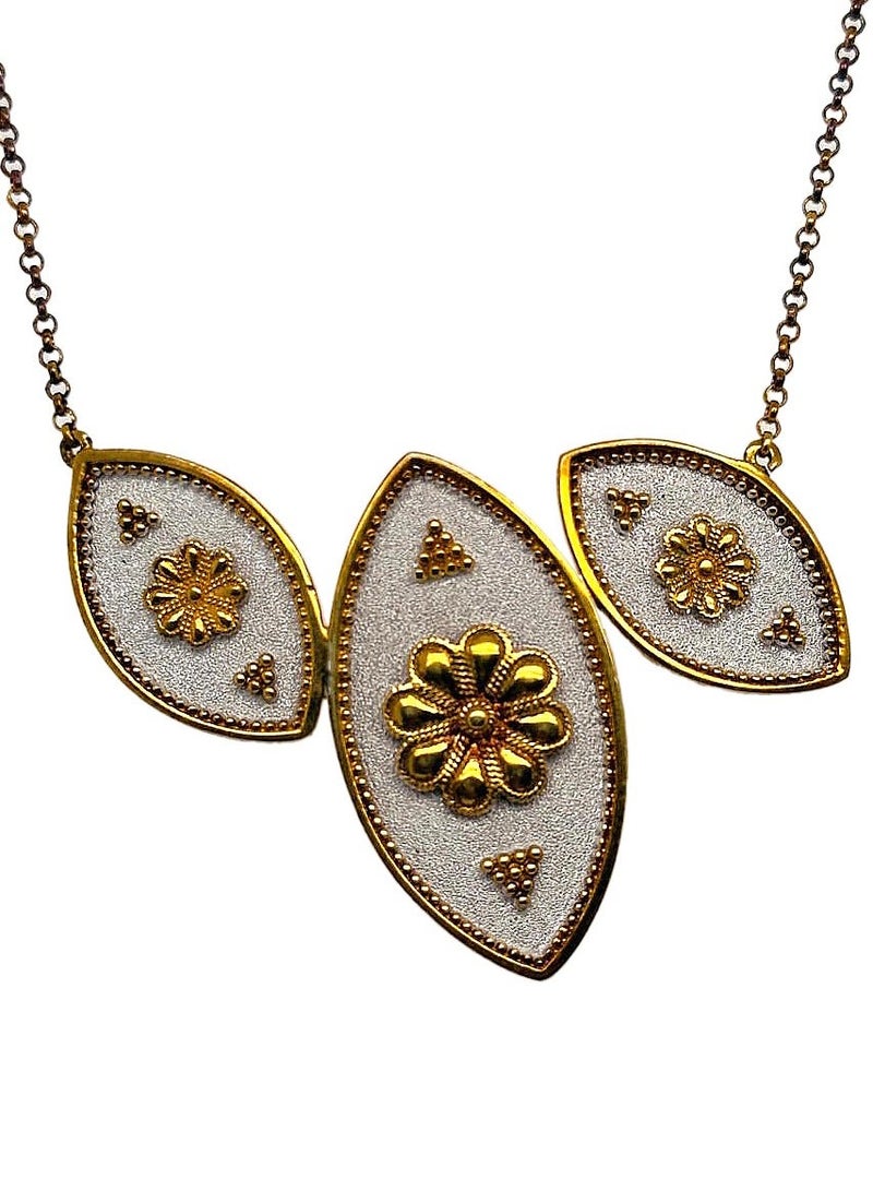 بي تي سي إيلا - قلادة فضة مطليه بالذهب (SIL0570) - Image 2