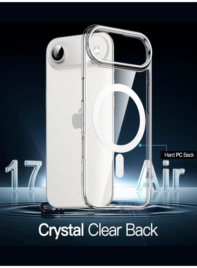 Magsafe Case for iPhone 17 Air Magsafe Clear Cover Magnetic Wireless Charging Support, Shockproof Protection, Scratch-Resistant for iPhone 17 Air - Clear - Image 2