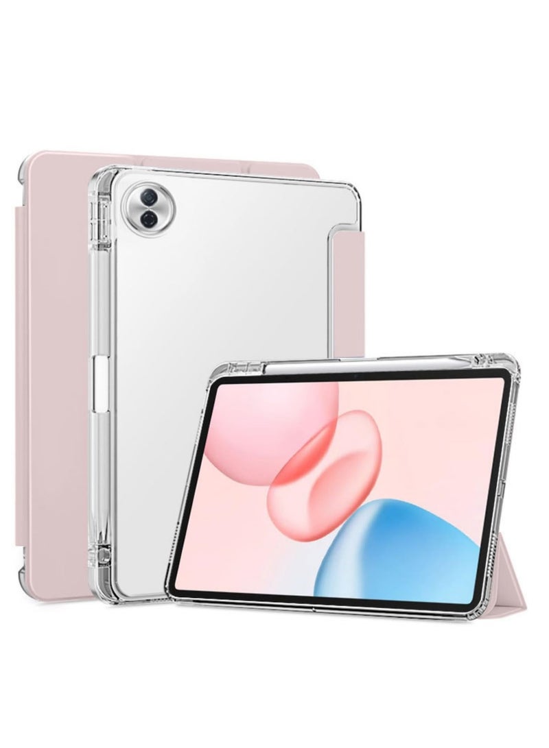 general Magnetic Stand Case Compatible with Honor Pad 10 12.1inch 2025 with Pencil Slot, 【Auto Wake/Sleep】 Lightweight TPU Shockproof Transparent Back Shell