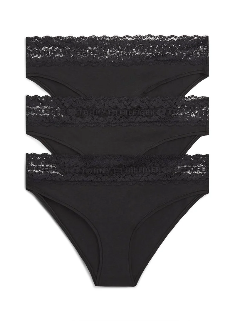 3-Pack Ditsy Lace Briefs