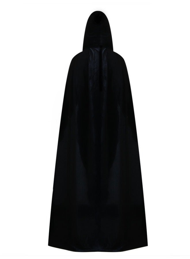 GGEROU Kids Velvet Hooded Cloak for Cosplay Party Dress Fancy Dress Costume Accessory, Unisex Childrens Hooded Cloak  - Image 2