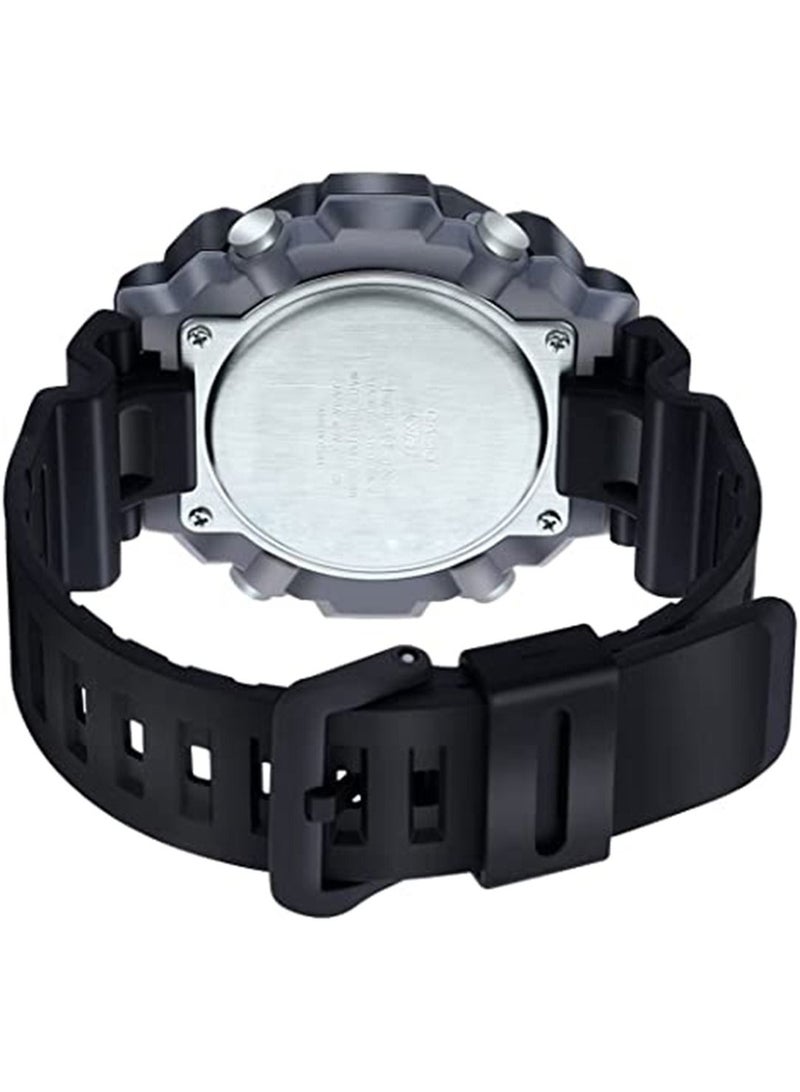 CASIO Men's Digital Analog Black Dial Resin Band Watch AEQ-120W-1AVDF - Image 2