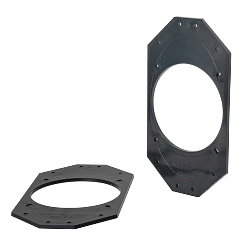 Scosche 1984 to 2006 Jeep Wrangler 4” Speaker Adapters (1 Pair) SAJ46 - Image 1